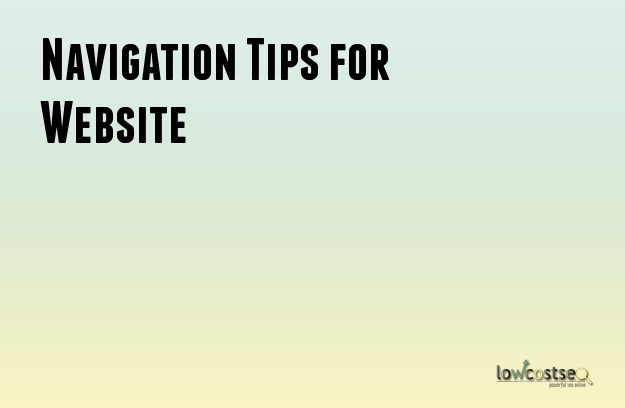 Navigation Tips for Website