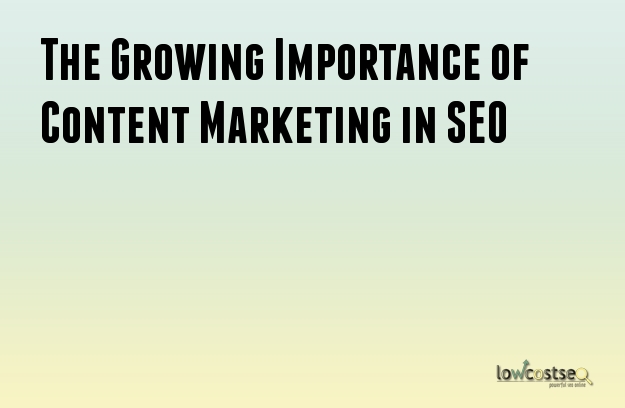 The Growing Importance of Content Marketing in SEO