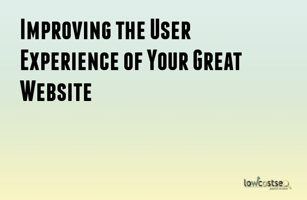 Improving the User Experience of Your Great Website