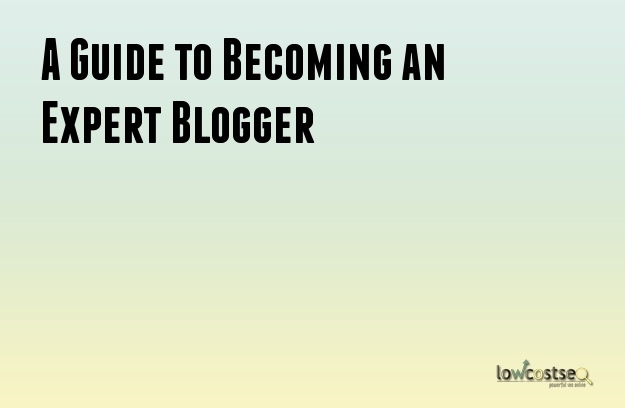 A Guide to Becoming an Expert Blogger