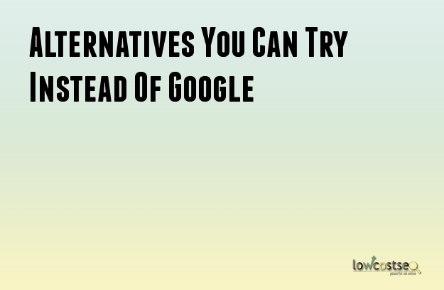 Alternatives You Can Try Instead Of Google