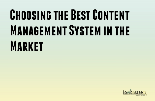 Choosing the Best Content Management System in the Market