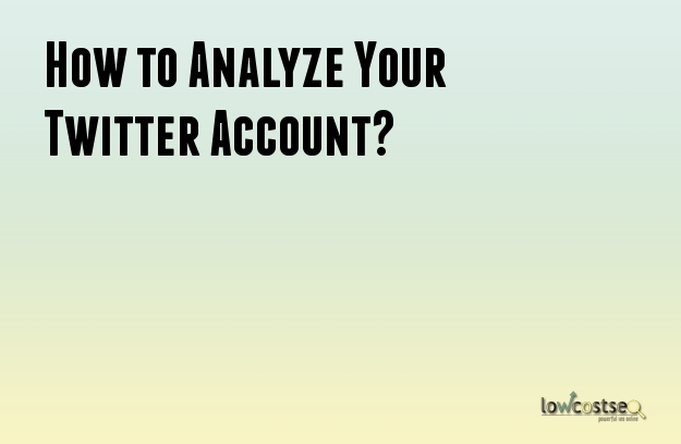 How to Analyze Your Twitter Account?