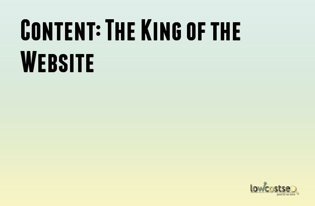 Content: The King of the Website