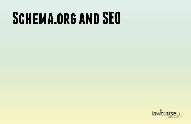 Schema.org and SEO