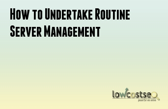 How to Undertake Routine Server Management