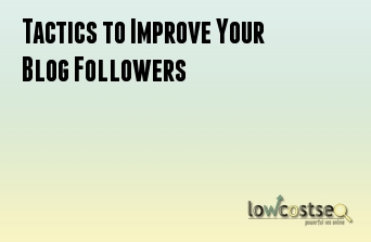 Tactics to Improve Your Blog Followers