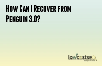 How Can I Recover from Penguin 3.0?