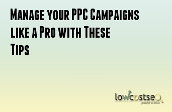 Manage your PPC Campaigns like a Pro with These Tips