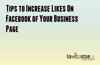 Tips to Increase Likes On Facebook of Your Business Page