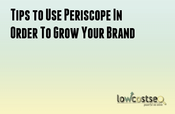 Tips to Use Periscope In Order To Grow Your Brand