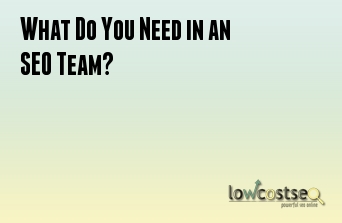 What Do You Need in an SEO Team?