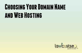 Choosing Your Domain Name and Web Hosting